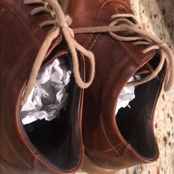 Saddle Reporter casual leather shoe; slightly worn - Picture 2 of 8